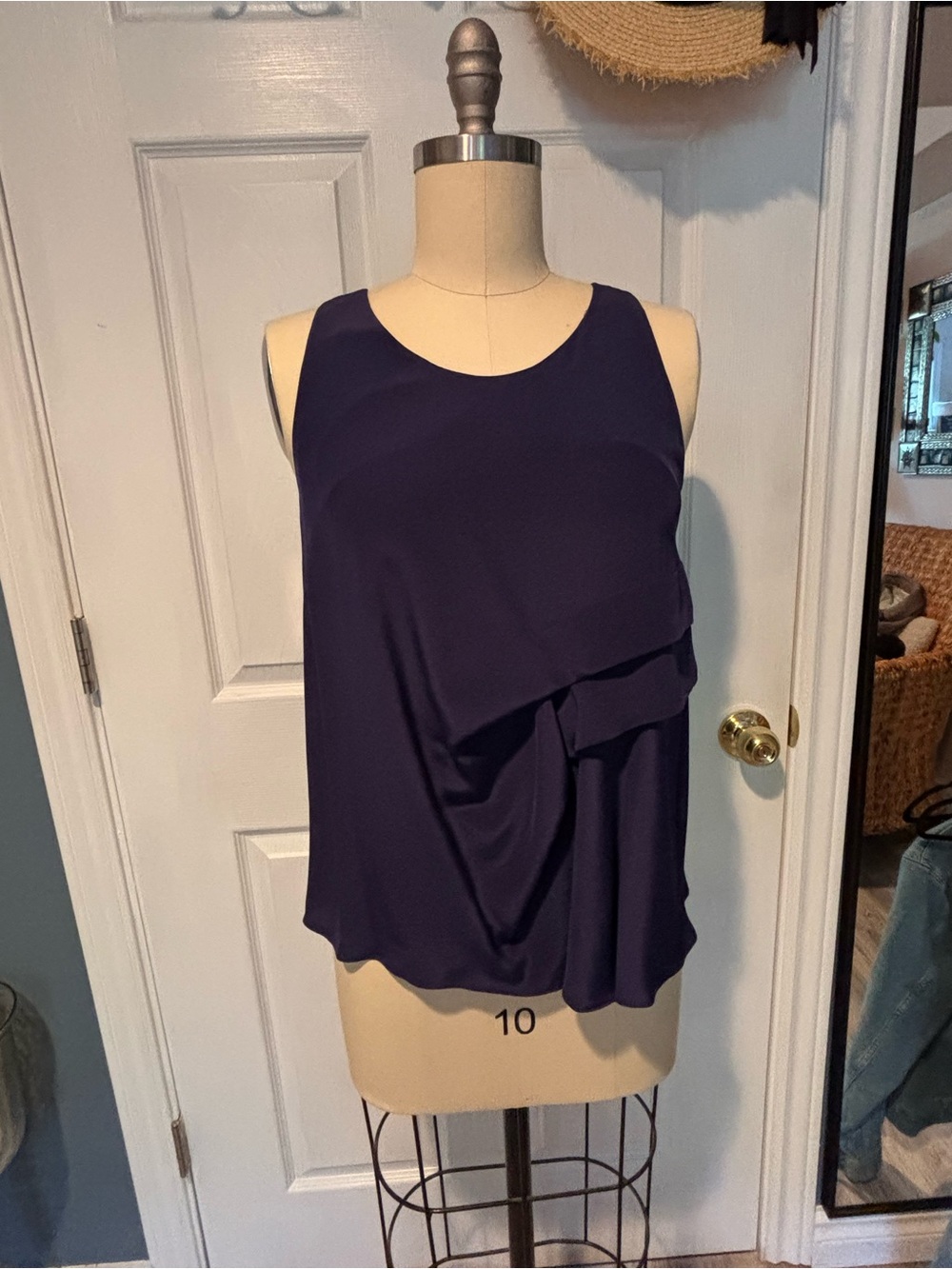 Kenzo Navy  Sleeveless Top